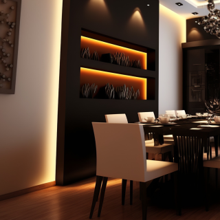 Zestaw taśma COB 320/m 3000K IP20 3 m + zasilacz