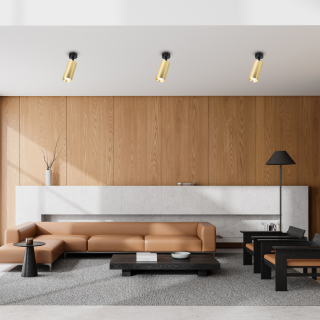 Oprawa Mica Spot Złoty 1xGU10