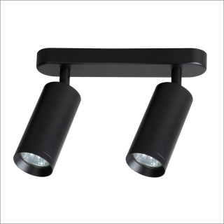 Oprawa Mica Spot Czarny 2xGU10