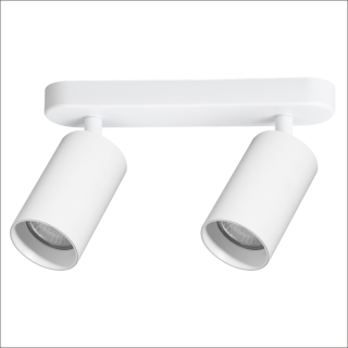 Oprawa Pipe Spot Biały 2xGU10