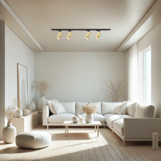 Oprawa Mica Track Złoty 1xGU10