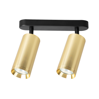 Oprawa Mica Spot Złoty 2xGU10