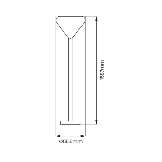 Zawiesie prowadnica Track Czarny 3-obwodowy