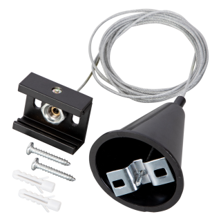 Zawiesie prowadnica Track Czarny 3-obwodowy