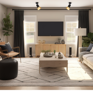 Lampa sufitowa Tulip Spot Czarny 1xGU10