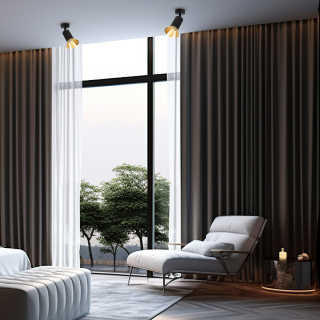 Lampa sufitowa Tulip Spot Czarny 1xGU10