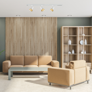 Lampa sufitowa Tulip Track Biały 1xGU10