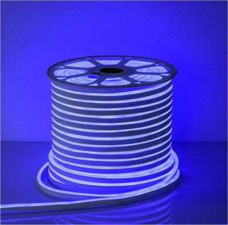 NEON FLEX LED NIEBIESKI 50m