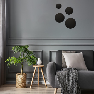 Kinkiet DISK 9W 3CCT IP65 Czarny