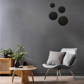 Kinkiet DISK 12W 3CCT IP65 Czarny