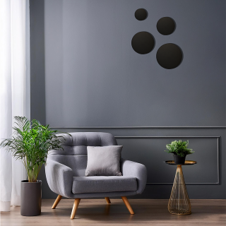 Kinkiet DISK 15W 3CCT IP65 Czarny