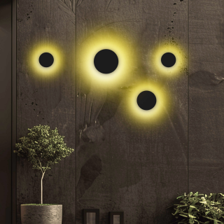 Kinkiet DISK 18W 3CCT IP65 Czarny