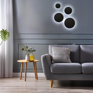 Kinkiet DISK 18W 3CCT IP65 Czarny