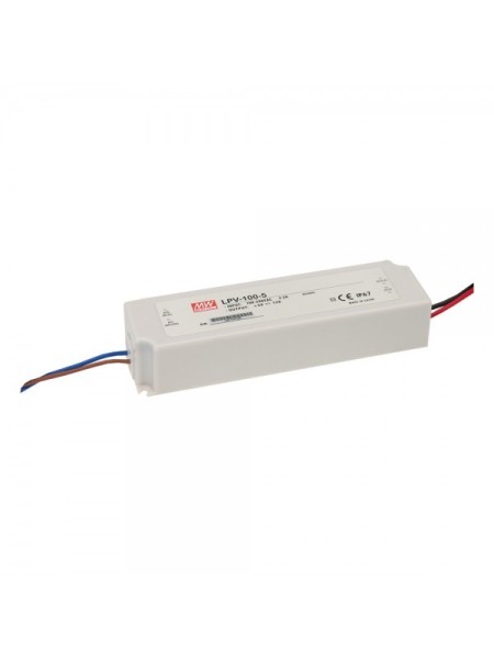 MEAN WELL Zasilacz impulsowy; LED 102W 12V/8.5A 90-264VAC/127-370VDC IP67