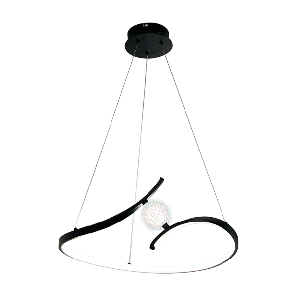 Lampa wisząca PERLA BLACK 34W LED