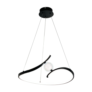 Lampa wisząca PERLA BLACK 34W LED