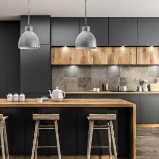 Lampka podszafkowo-schodowa Stanley Czarny 3CCT 7,5*7,5cm