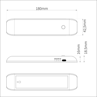 Lampka podszafkowa Seb 4000K 18cm
