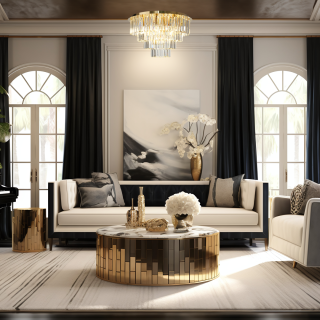 Lampa sufitowa MILANO fi 60cm 9xE14