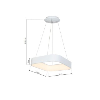 LAMPA WISZĄCA ASTRO WHITE 40W LED 4000K