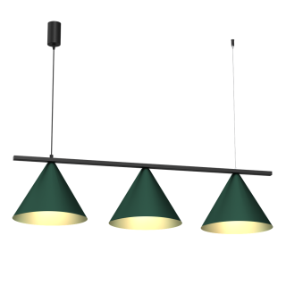 Lampa wisząca CAPITAL BLACK GREEN 3XGX53