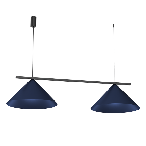 Lampa wisząca CAPITAL BLACK/NAVY BLUE 2XGX53