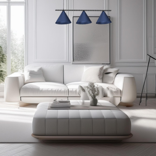 Lampa wisząca CAPITAL BLACK/NAVY BLUE 3XGX53