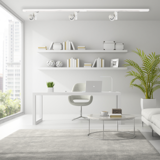 Reflektor szynoprzewód Ojo 25W 2700/4000K Biały 3-obwodowy