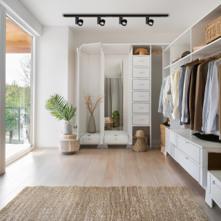 Reflektor szynoprzewód Ojo 35W 2700/4000K Czarny 3-obwodowy