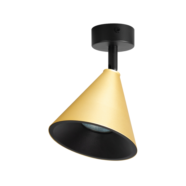 Lampa sufitowa Cone Spot Złoty 1xGU10