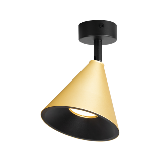 Lampa sufitowa Cone Spot Złoty 1xGU10