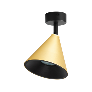 Lampa sufitowa Cone Spot Złoty 1xGU10