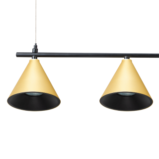 Lampa wisząca Cone Złoty 4xGU10