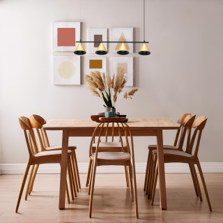 Lampa wisząca Cone Złoty 4xGU10