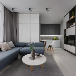 Lampa sufitowa Hero Spot Czarny 1xGU10