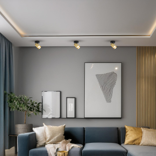 Lampa sufitowa Hero Spot Złoty 1xGU10