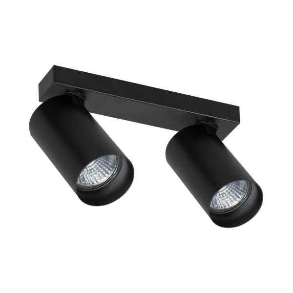 Lampa sufitowa Hero Spot Czarny 2xGU10