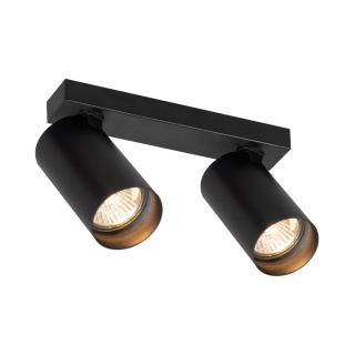 Lampa sufitowa Hero Spot Czarny 2xGU10