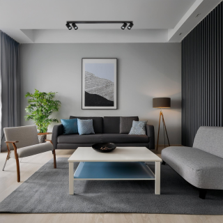 Lampa sufitowa Hero Spot Czarny 4xGU10