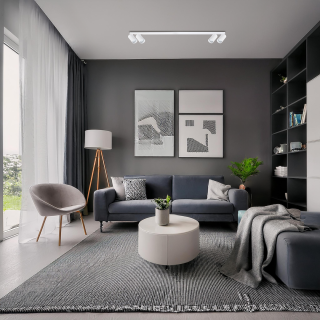 Lampa sufitowa Hero Spot Biały 4xGU10