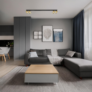 Lampa sufitowa Hero Spot Złoty 4xGU10