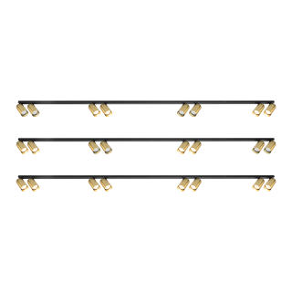 Lampa sufitowa Hero Spot Złoty 8xGU10