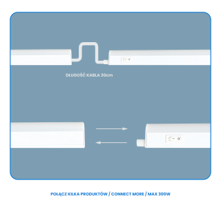 Listwa LED Vito T5 4W 4000K 30cm
