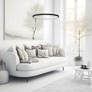 Lampa wisząca HOOP BLACK 27W LED