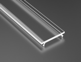 Klosz transparentny do profili 2m