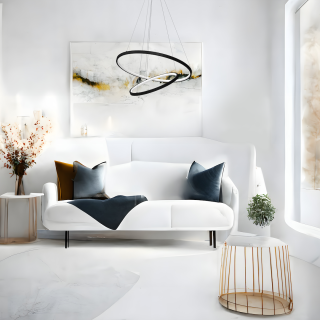 Lampa wisząca HOOP BLACK 51W LED