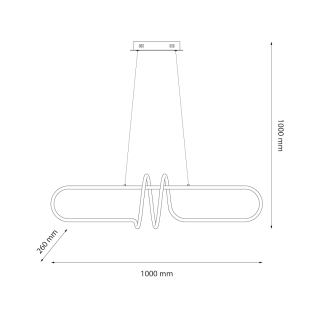 Lampa wisząca VERTIGO 54W LED 4000K