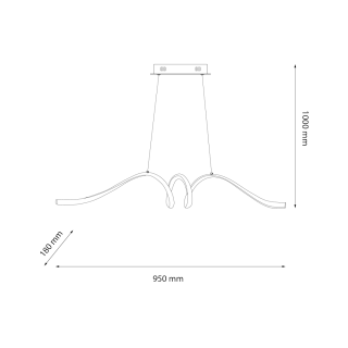 Lampa wisząca LOOP 28W LED 4000K