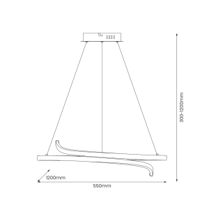 Lampa wisząca LORENZO 35W LED 4000K