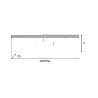Kinkiet PRADO Chrome 11W LED 3000K